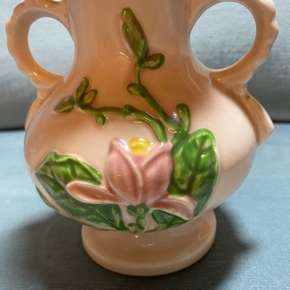 Vintage Hull Art USA 7” Vase pink floral beautiful condition - Picture 5 of 12